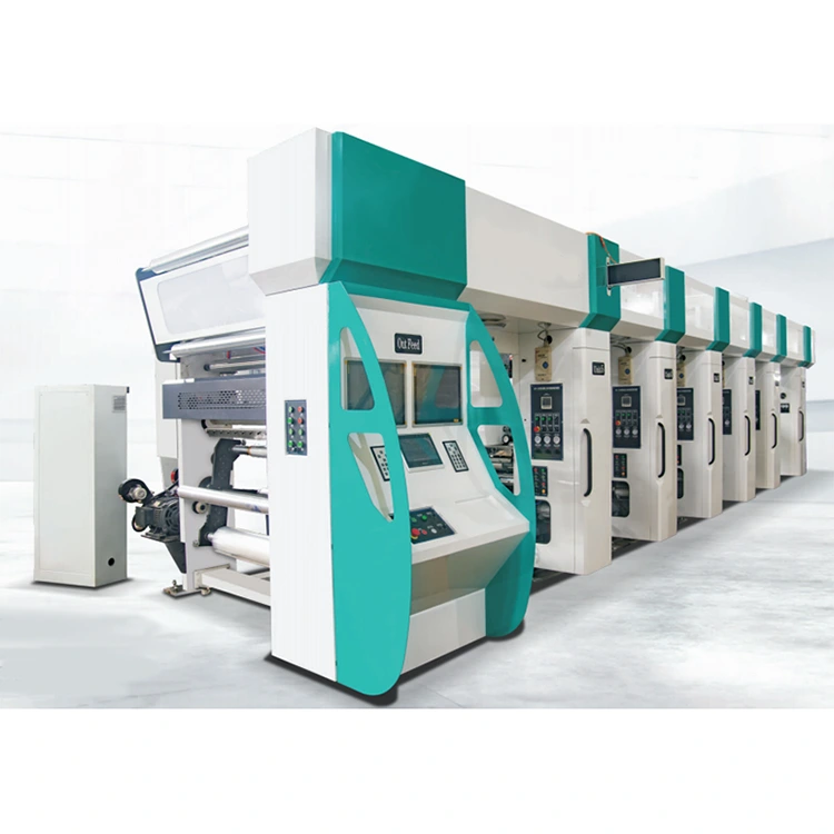 संगणकीकृत ऑटोमॅटिक रोटोग्रॅव्हर प्रिंटिंग मशीन थ्री वेक्टर मोटर