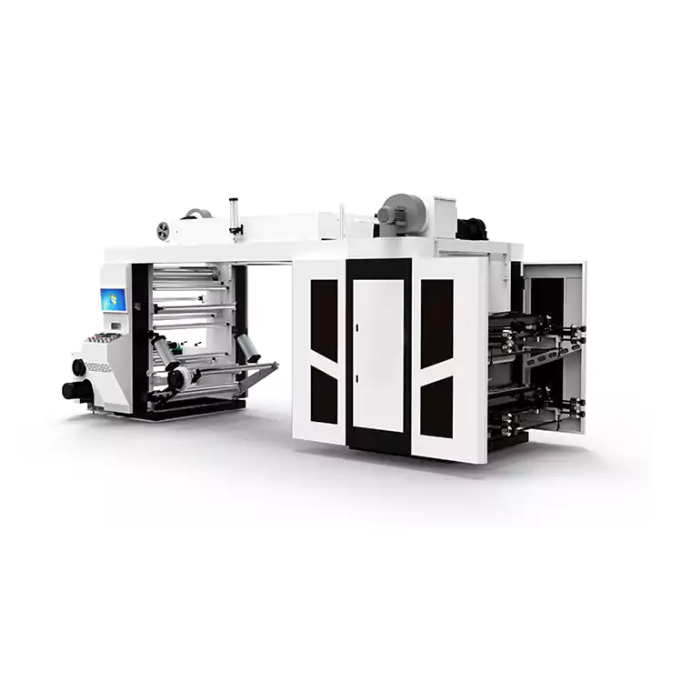 हाय स्पीड स्टॅक प्रकार फ्लेक्सो प्रिंटिंग मशीन